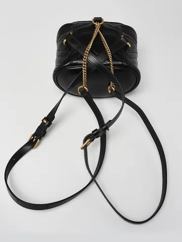 Gucci
Black Quilted Leather Marmont Mini Round Backpack Bag
$ 1,100