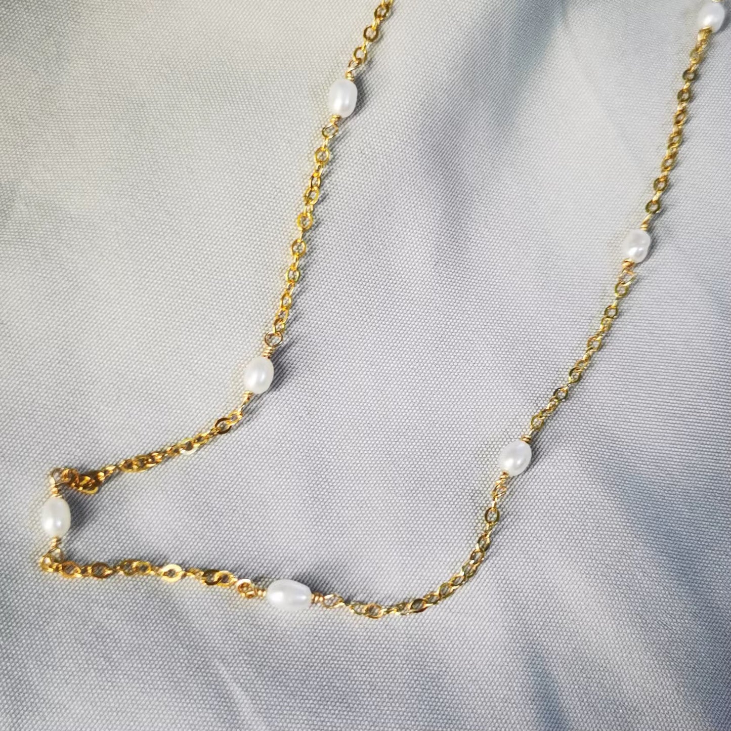 Golden Hour Pearl Choker