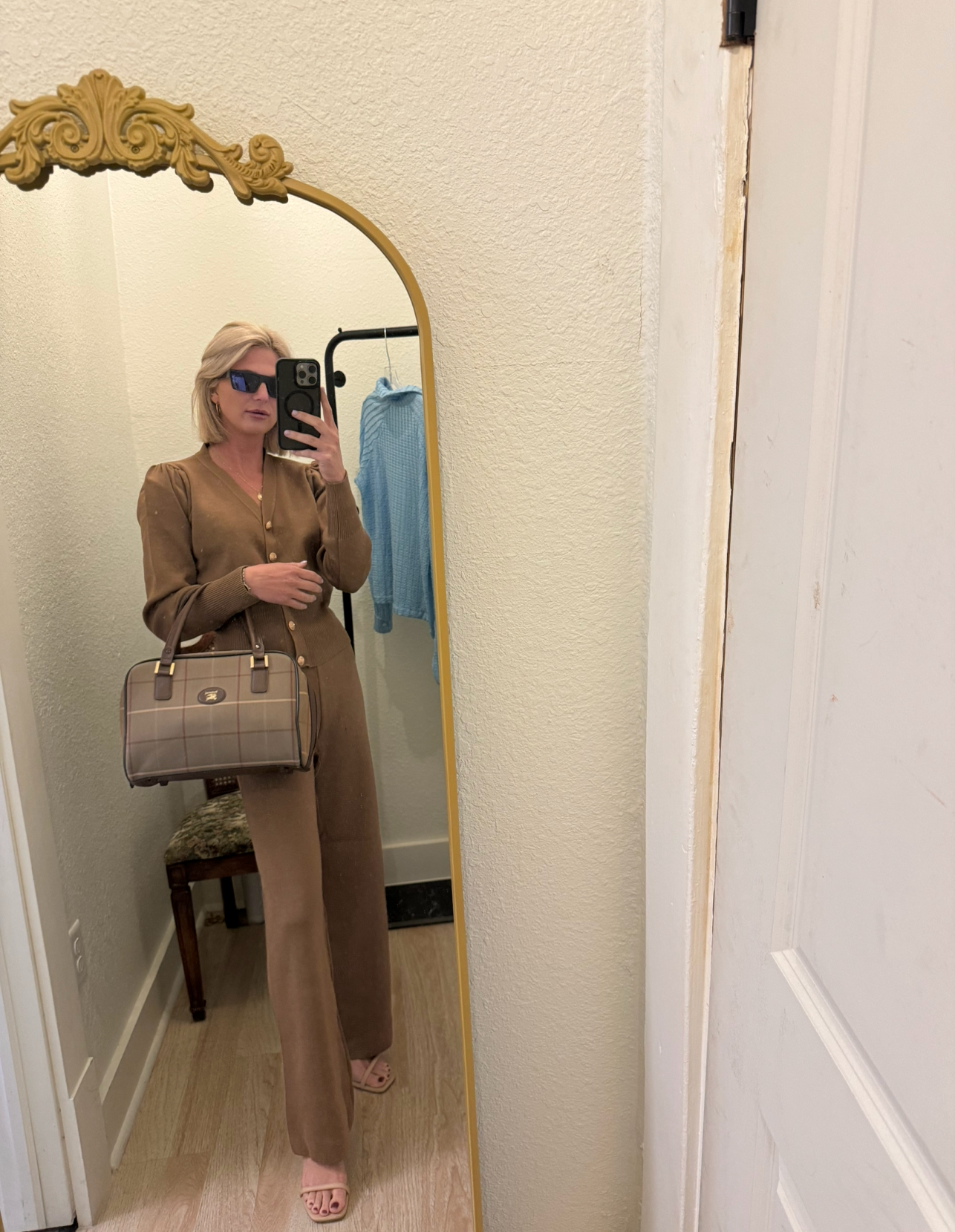 Knitted Old Money Athleisure Two-Piece Set