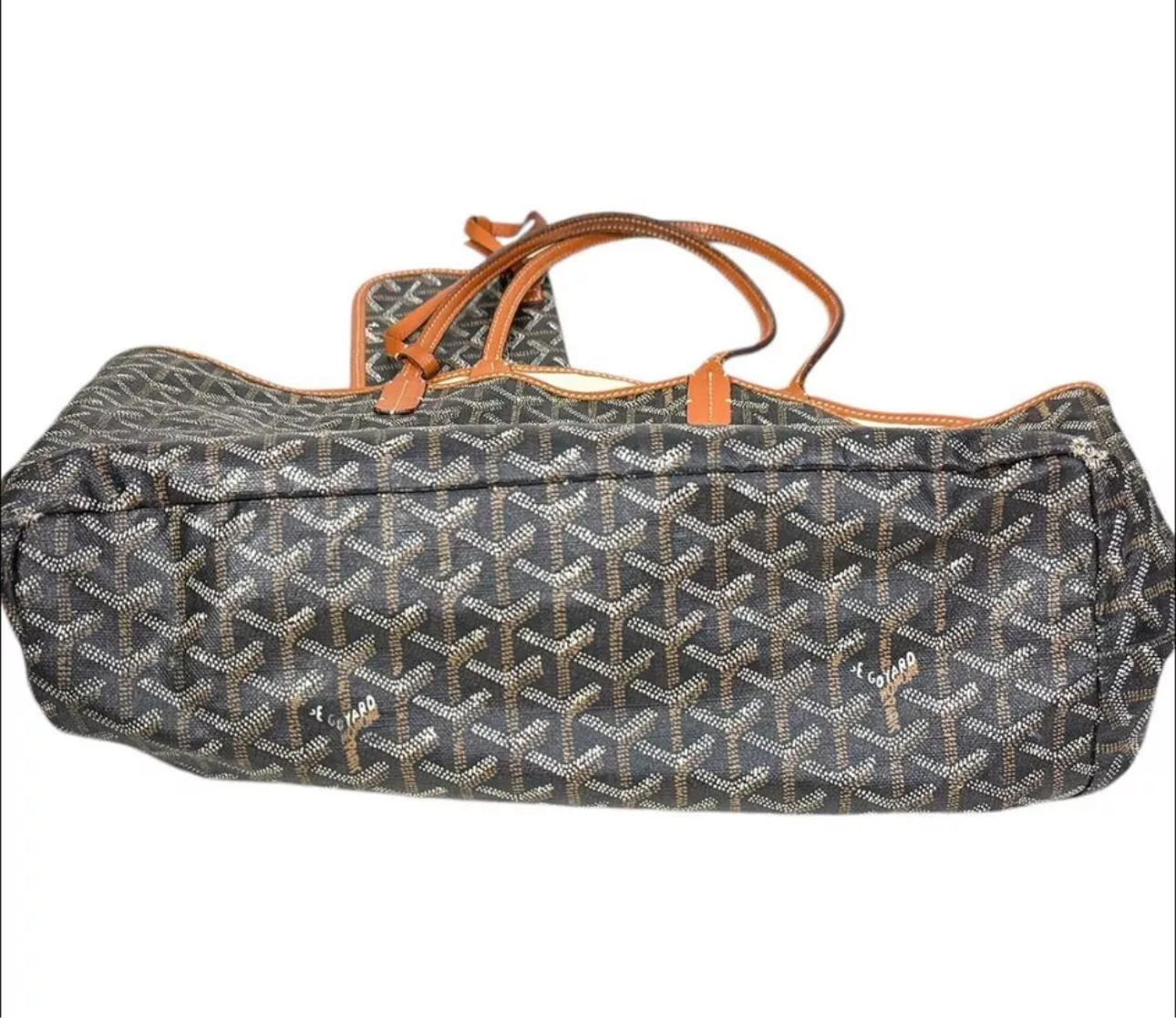 GOYARD Goyardine Saint Louis PM Black & Tan