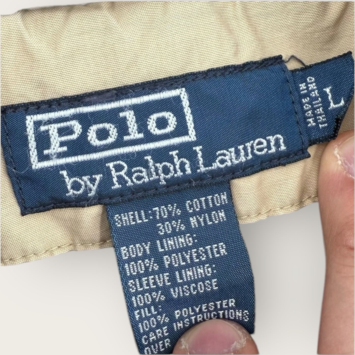 Vintage Polo Ralph Lauren Harrington Bomber Jacket – Size L