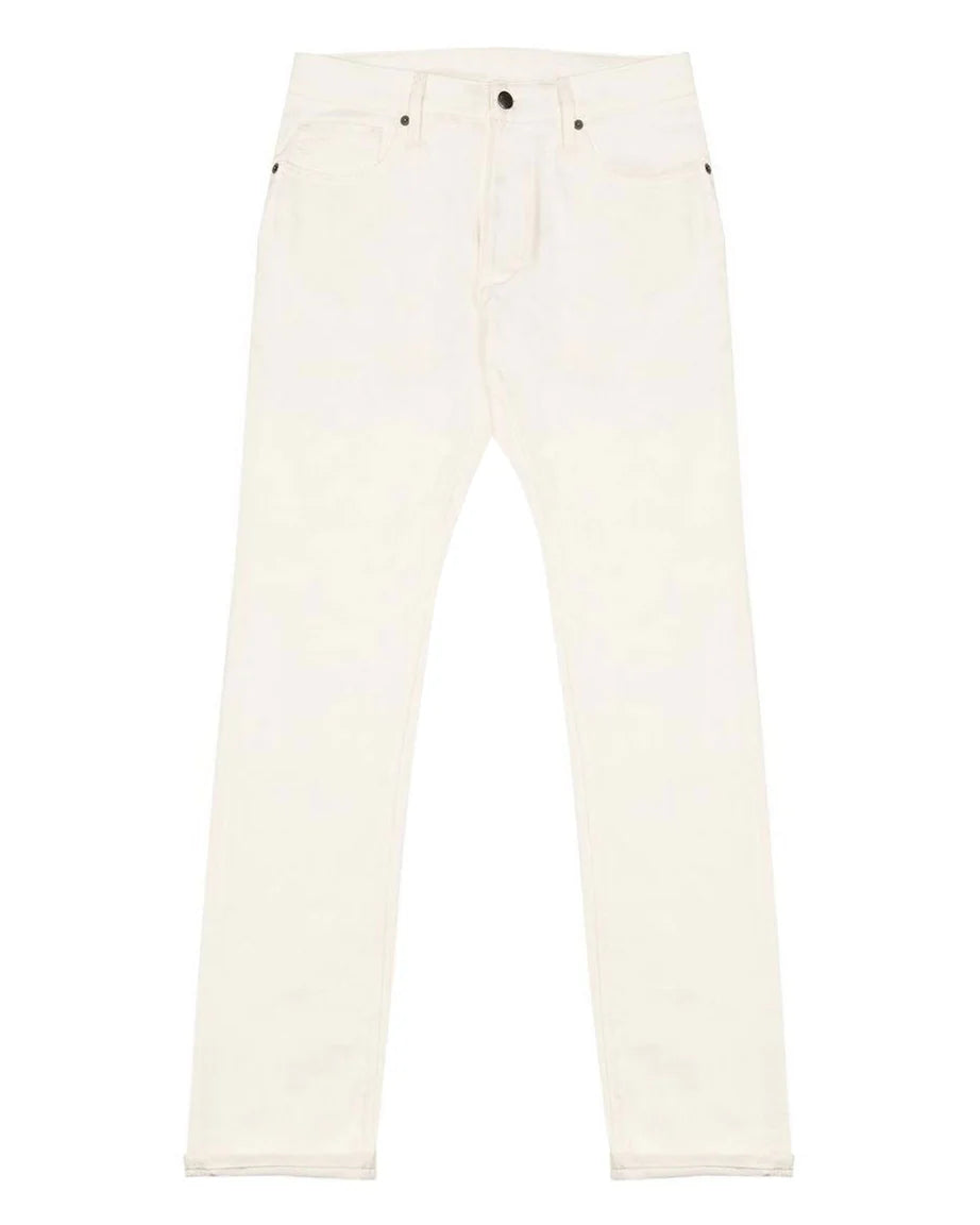 Guy’s Fit Off-White Denim Jeans - BORO