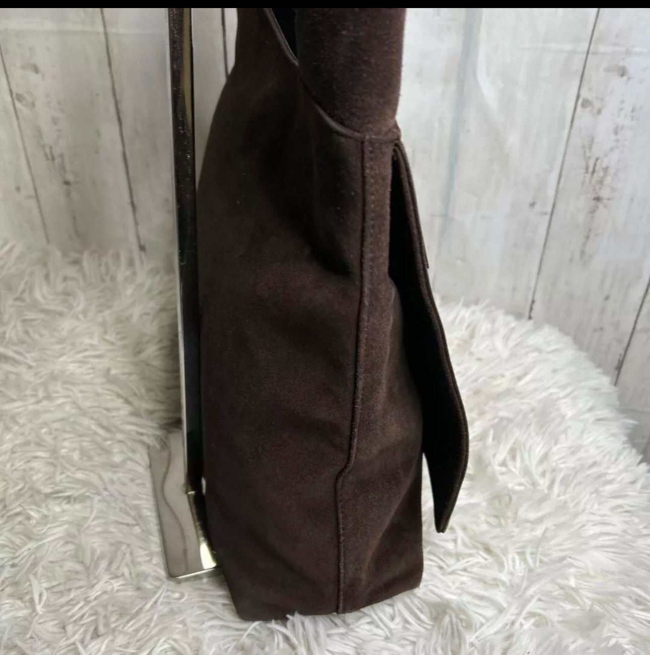 Gucci Tom Ford Era Suede Shoulder Bag