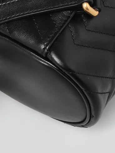 Gucci
Black Quilted Leather Marmont Mini Round Backpack Bag
$ 1,100
