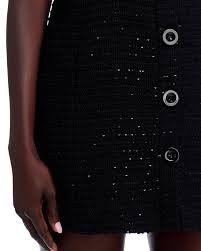 Sophia Button-Front Tailored Dress