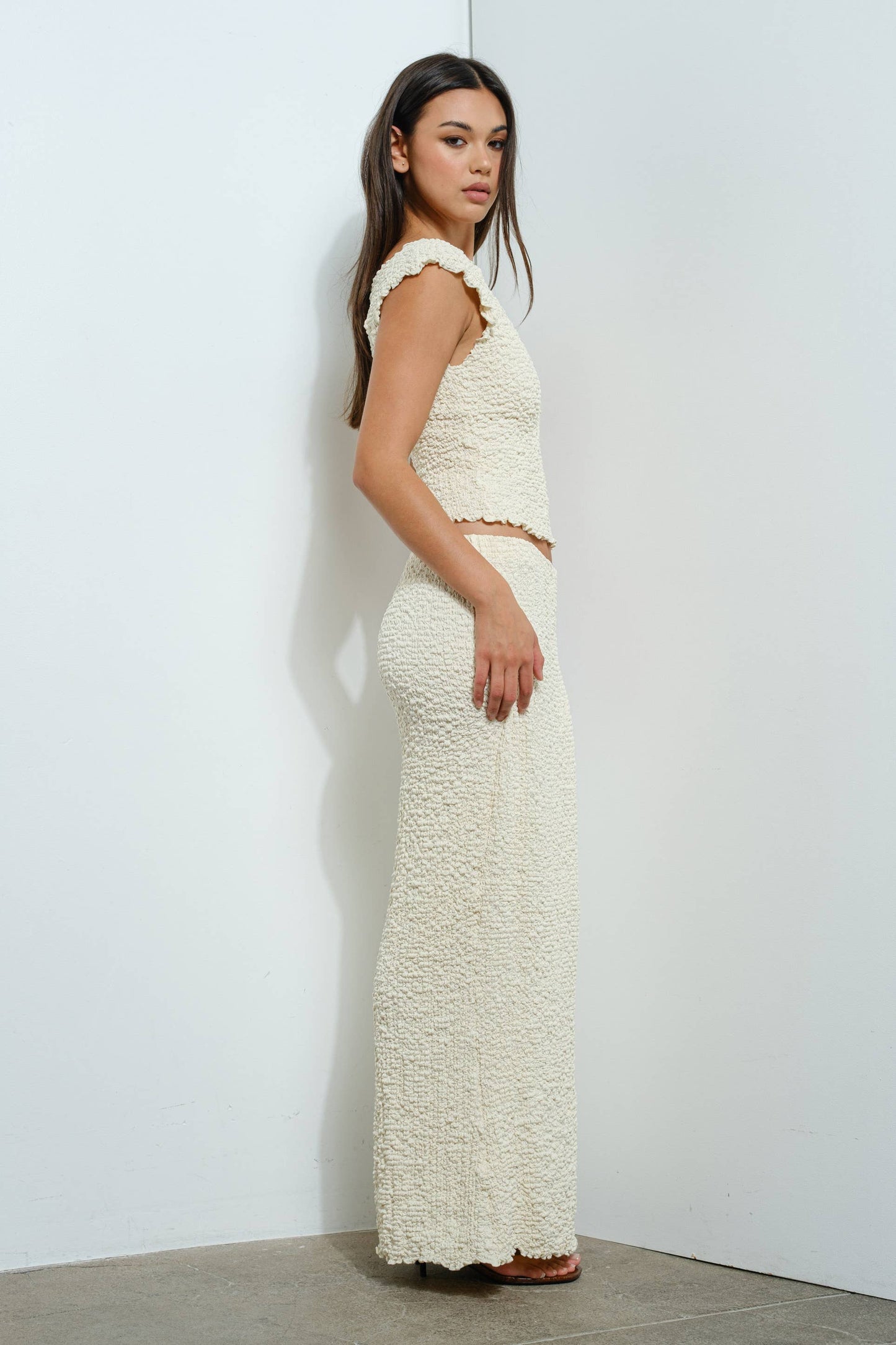 Pretty Garbage - TEXTURED MAXI SKIRT