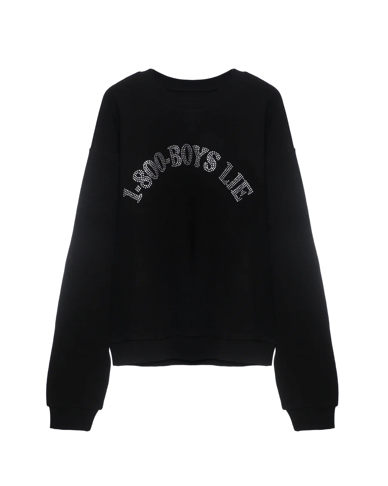 Black 1-800 Kara Crewneck - Boys Lie