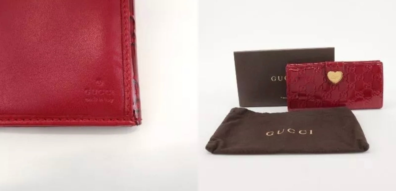 Gucci- Patent leather wallet