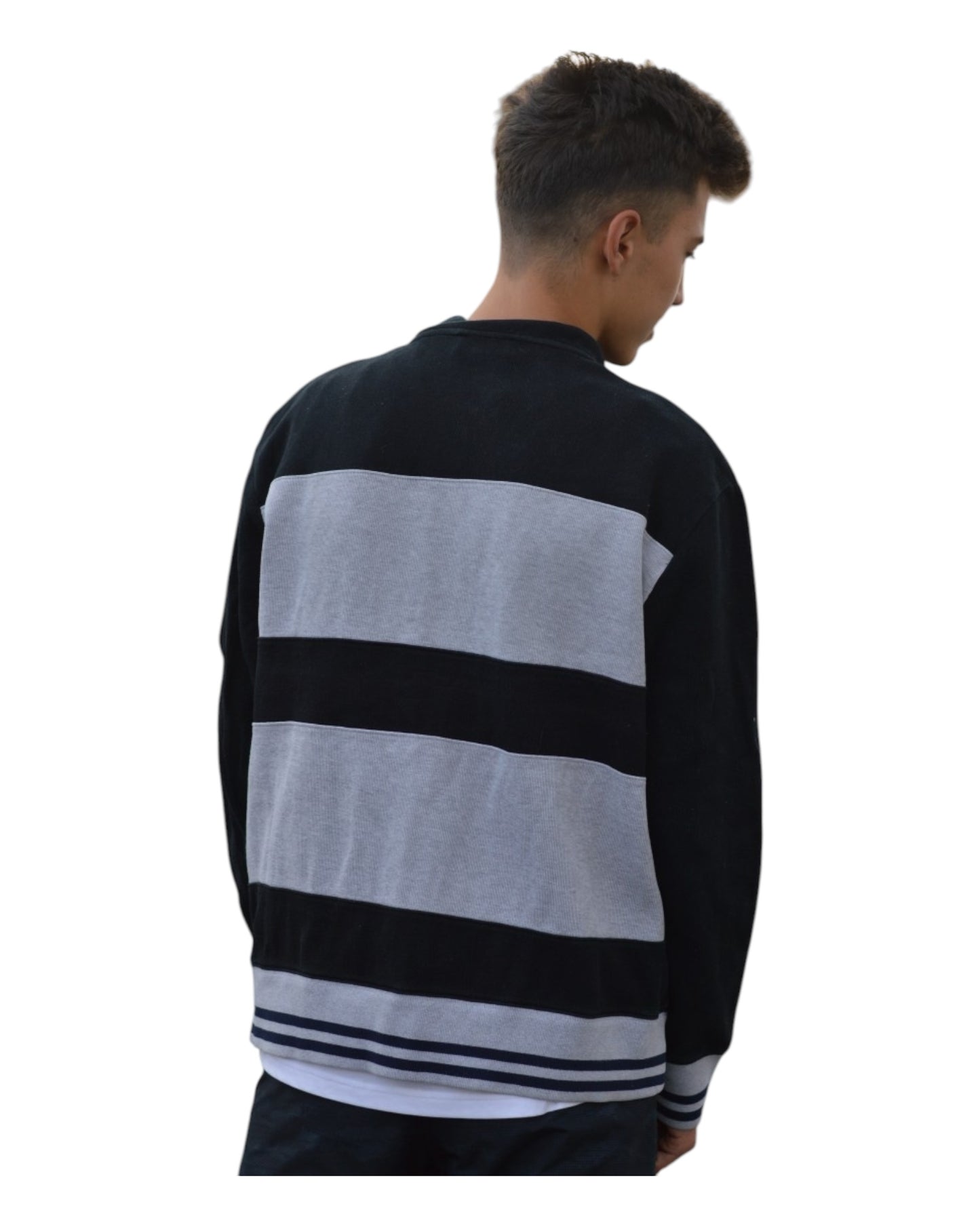 Yves Saint Laurent
Striped Turtleneck Cardigan