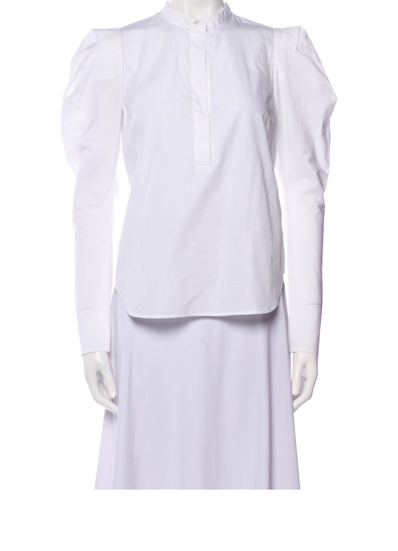 A.L.C.
Mock Neck Long Sleeve Polo