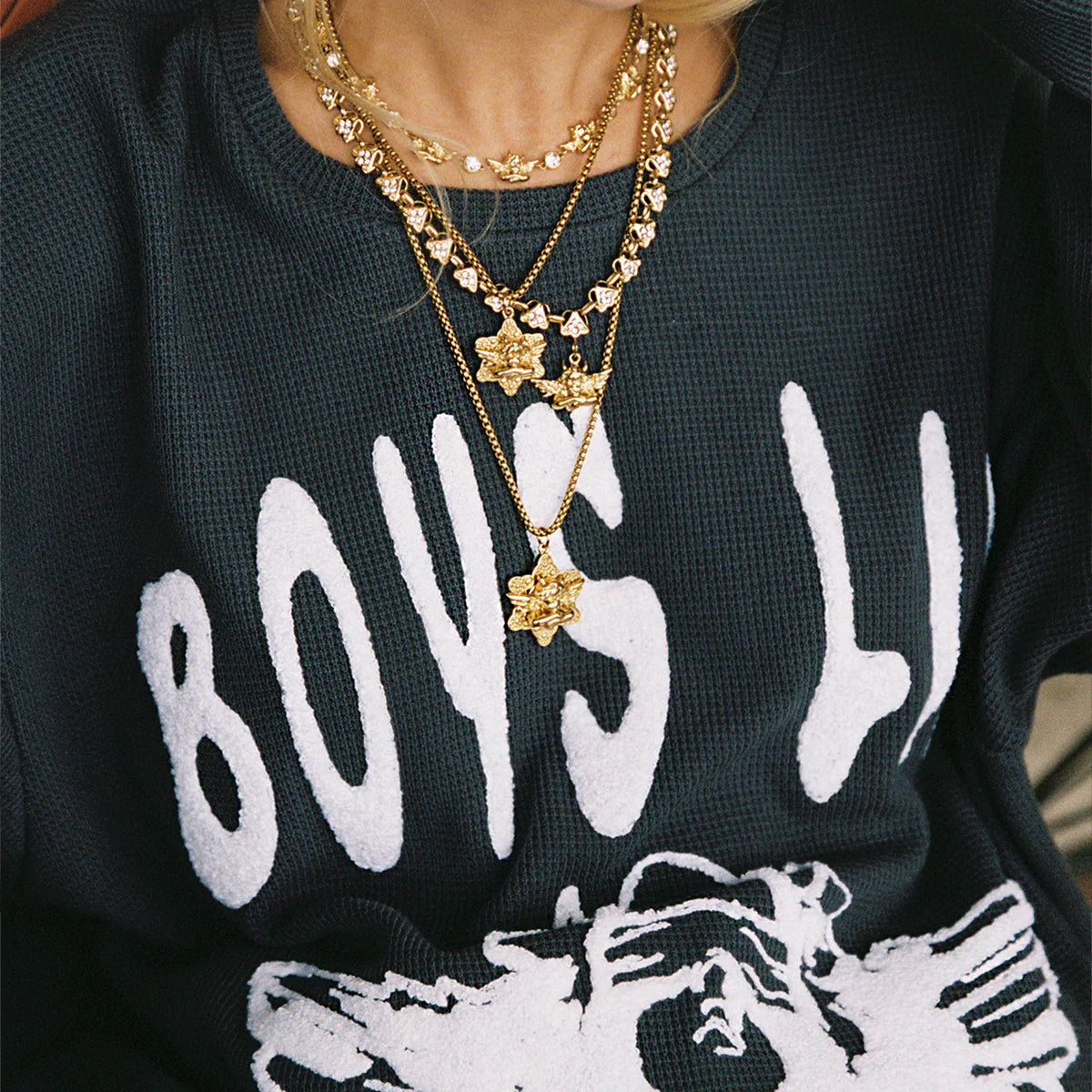 IN DENIAL THERMAL BOYFRIEND LONGSLEEVE