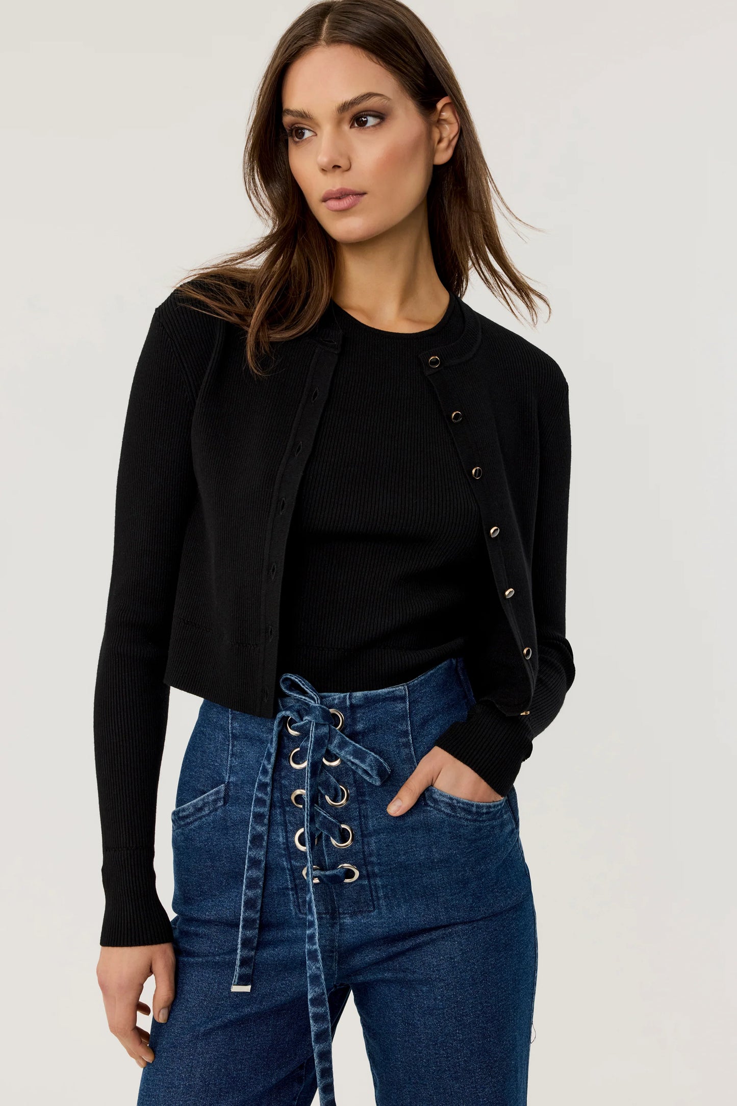 Zoe Classic Cropped Cardigan