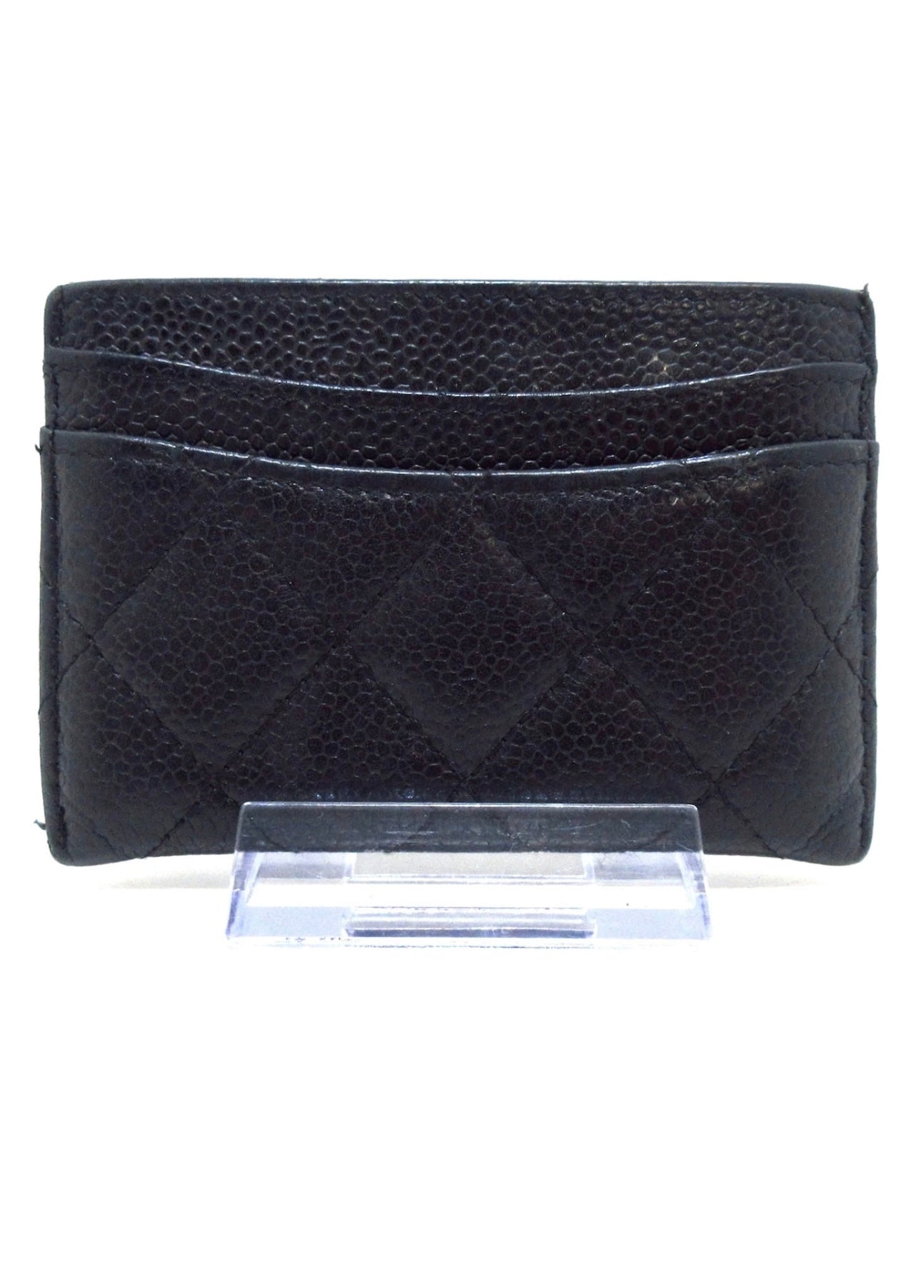 CHANEL
Caviar Quilted Card Holder Black