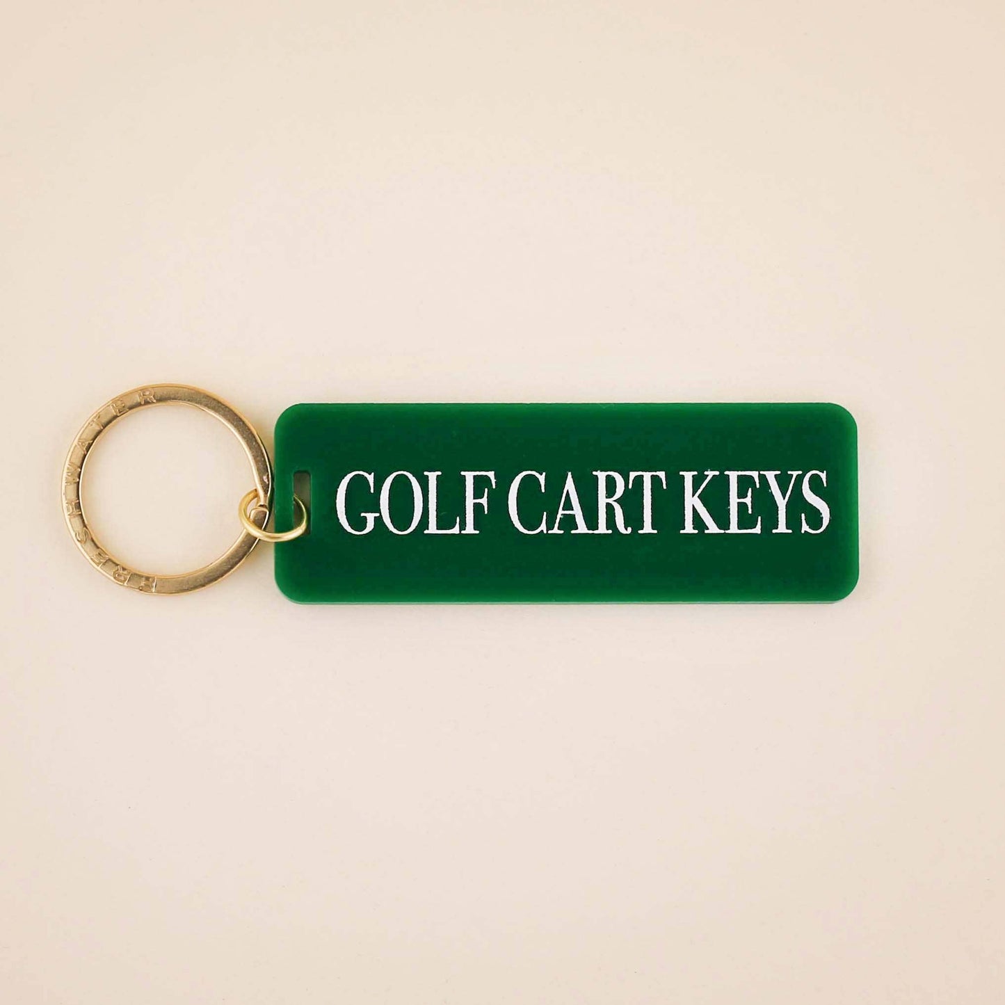Freshwater Curated Goods - Golf Cart Keys Keychain