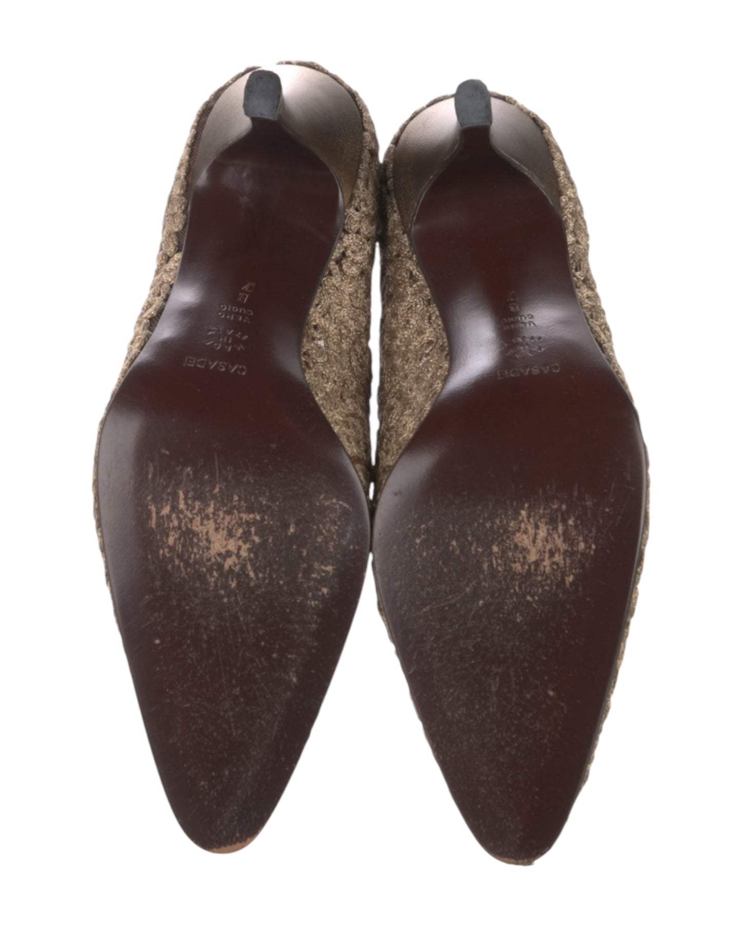 Casadei
Canvas Patterned Pumps
Women's Size: 7
