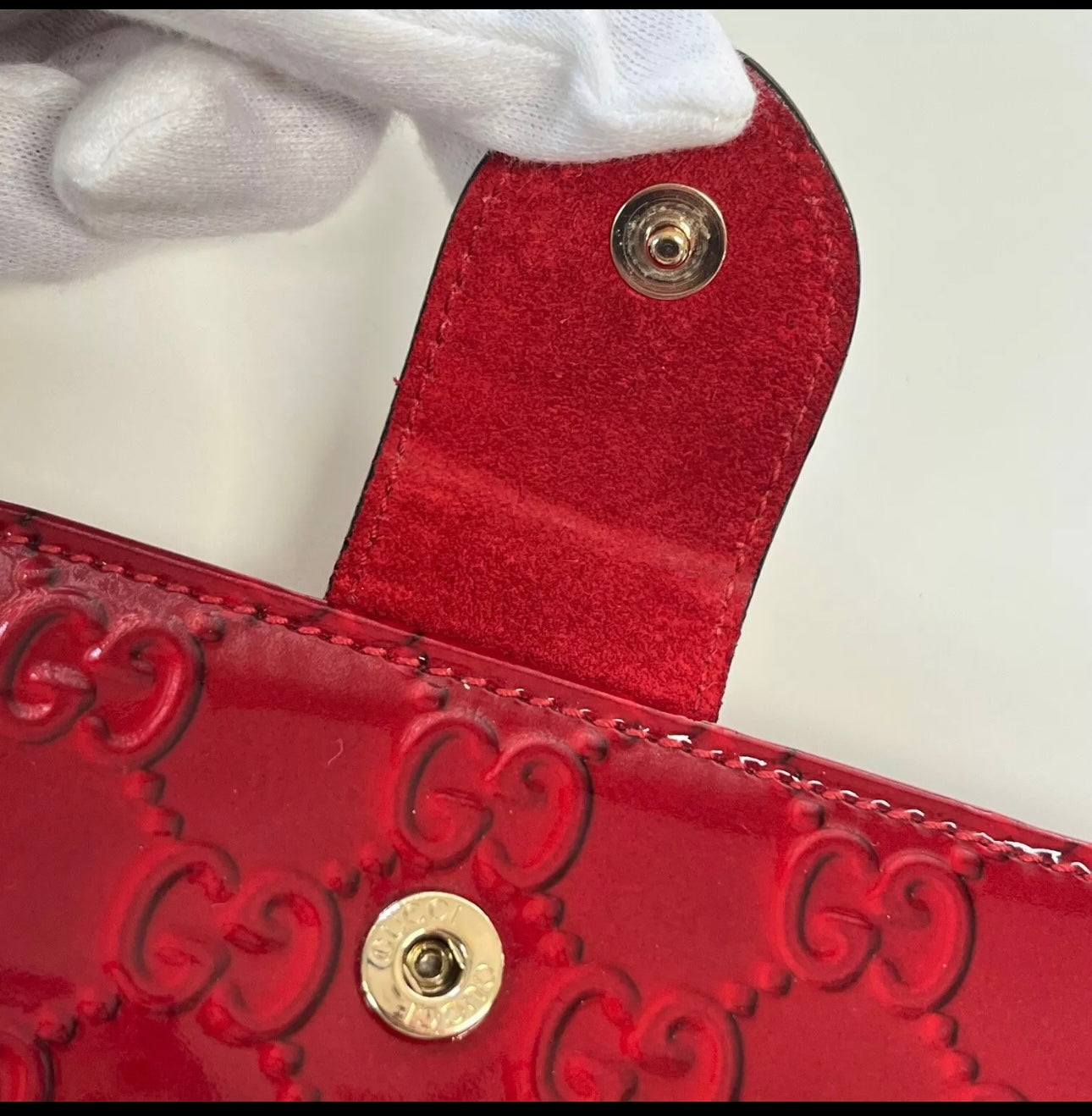 Gucci- Patent leather wallet