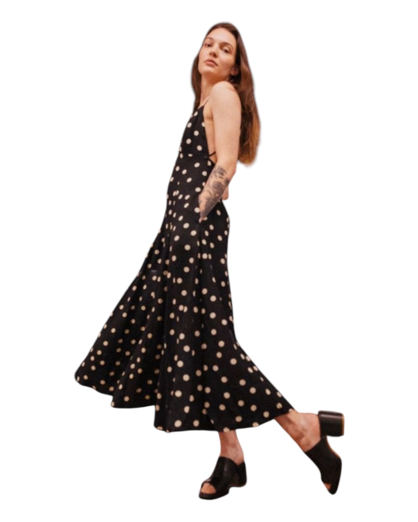 The Daisy Dot Midi Dress