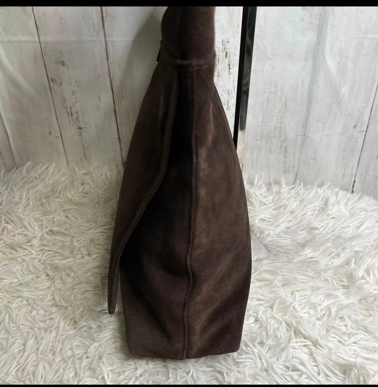 Gucci Tom Ford Era Suede Shoulder Bag