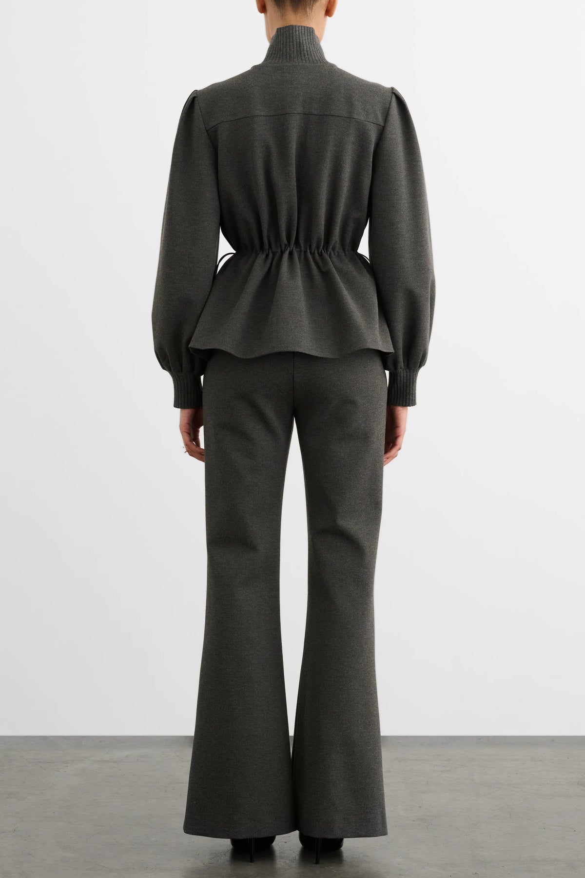 Ida Zip Front Jacket with Drawstring Detail