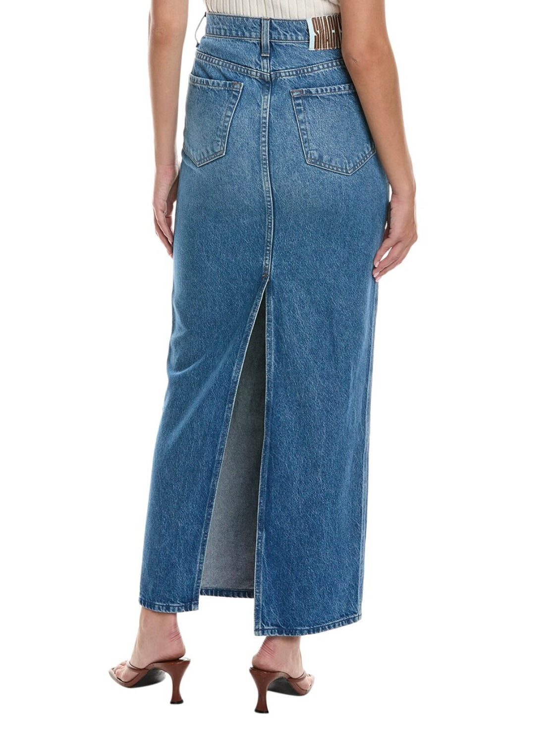 MOTHER DENIM THE CANDY STICK MAXI SKIRT