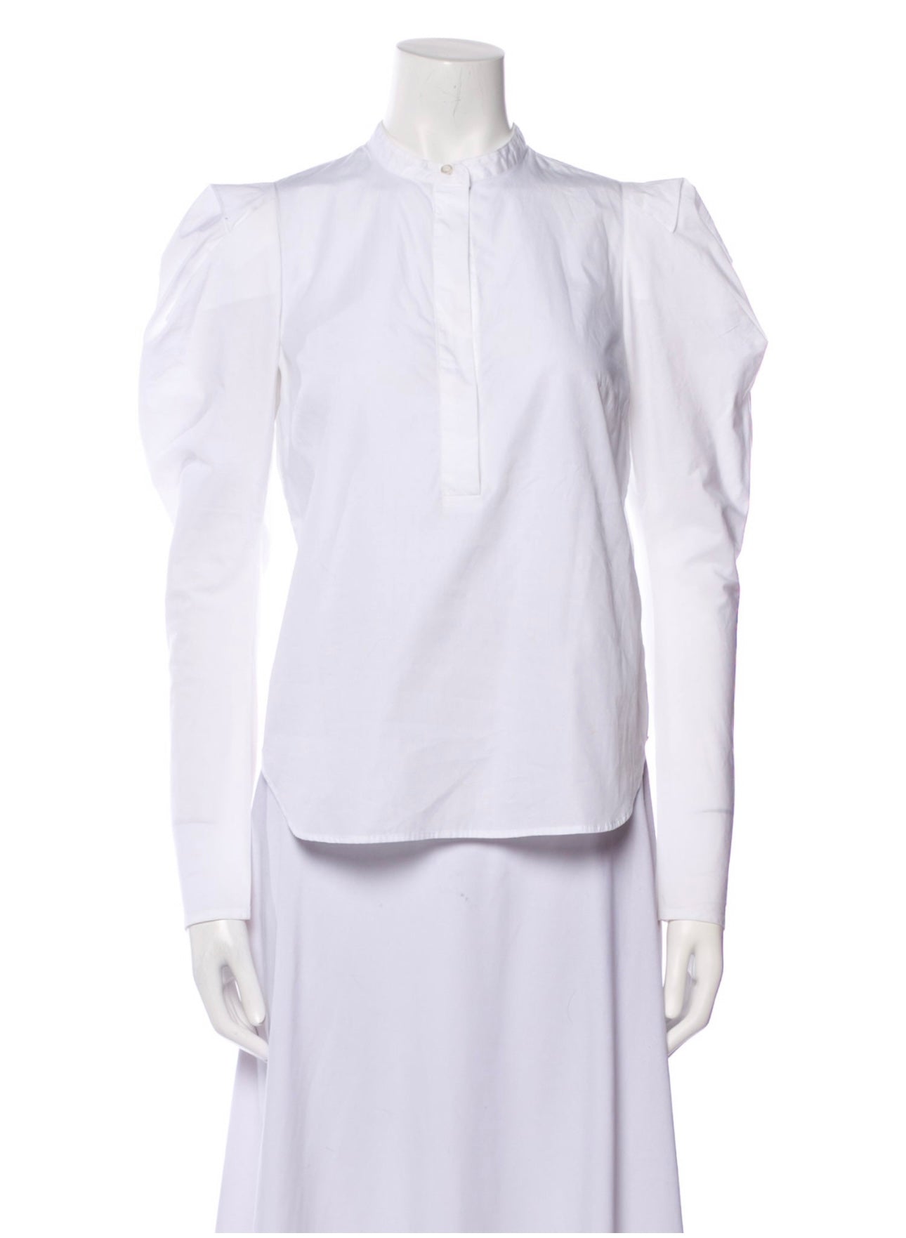 A.L.C.
Mock Neck Long Sleeve Polo