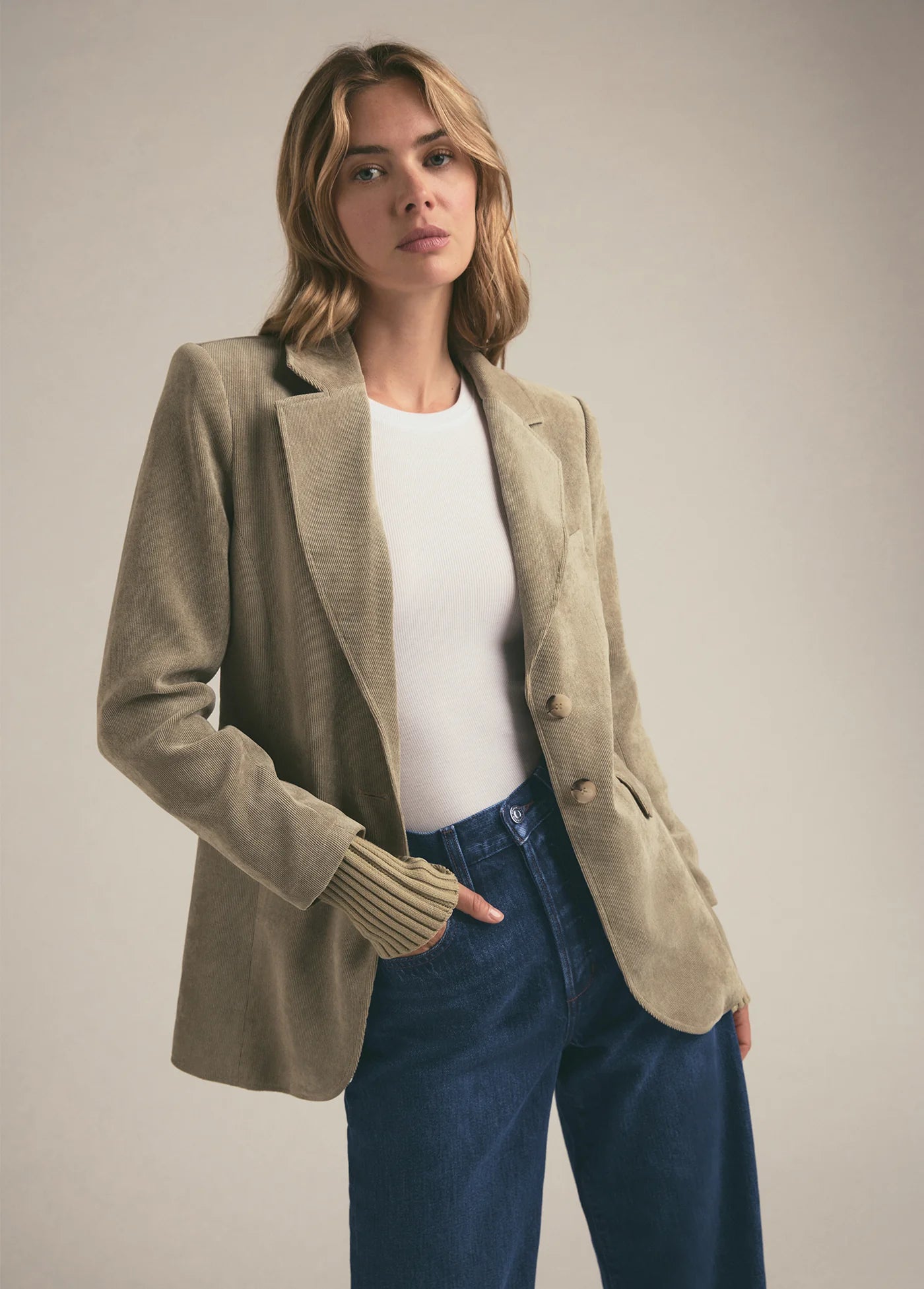THE CITY CORDUROY BLAZER - Favorite Daughter