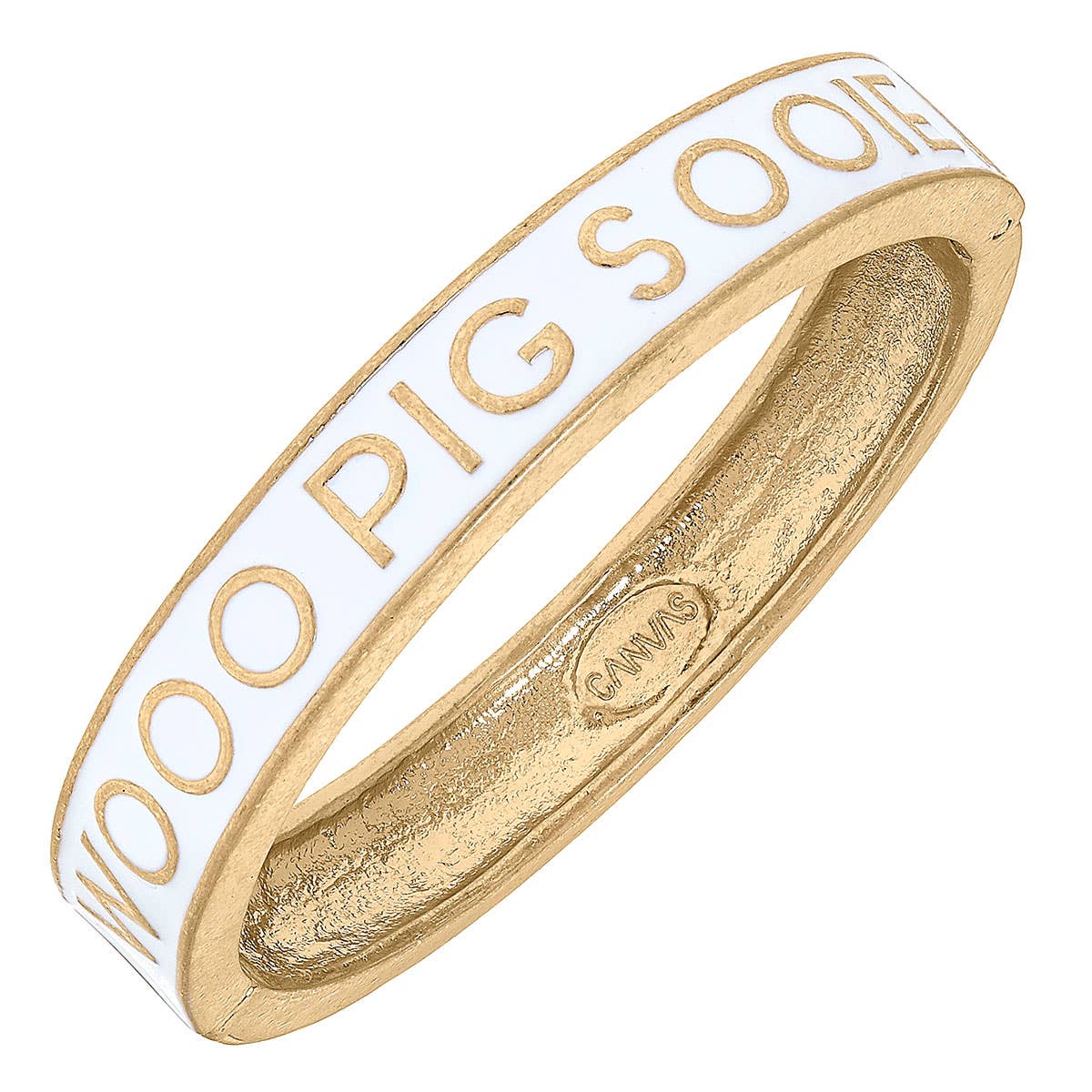 Canvas Style - Arkansas Razorbacks Enamel Hinge Bangle