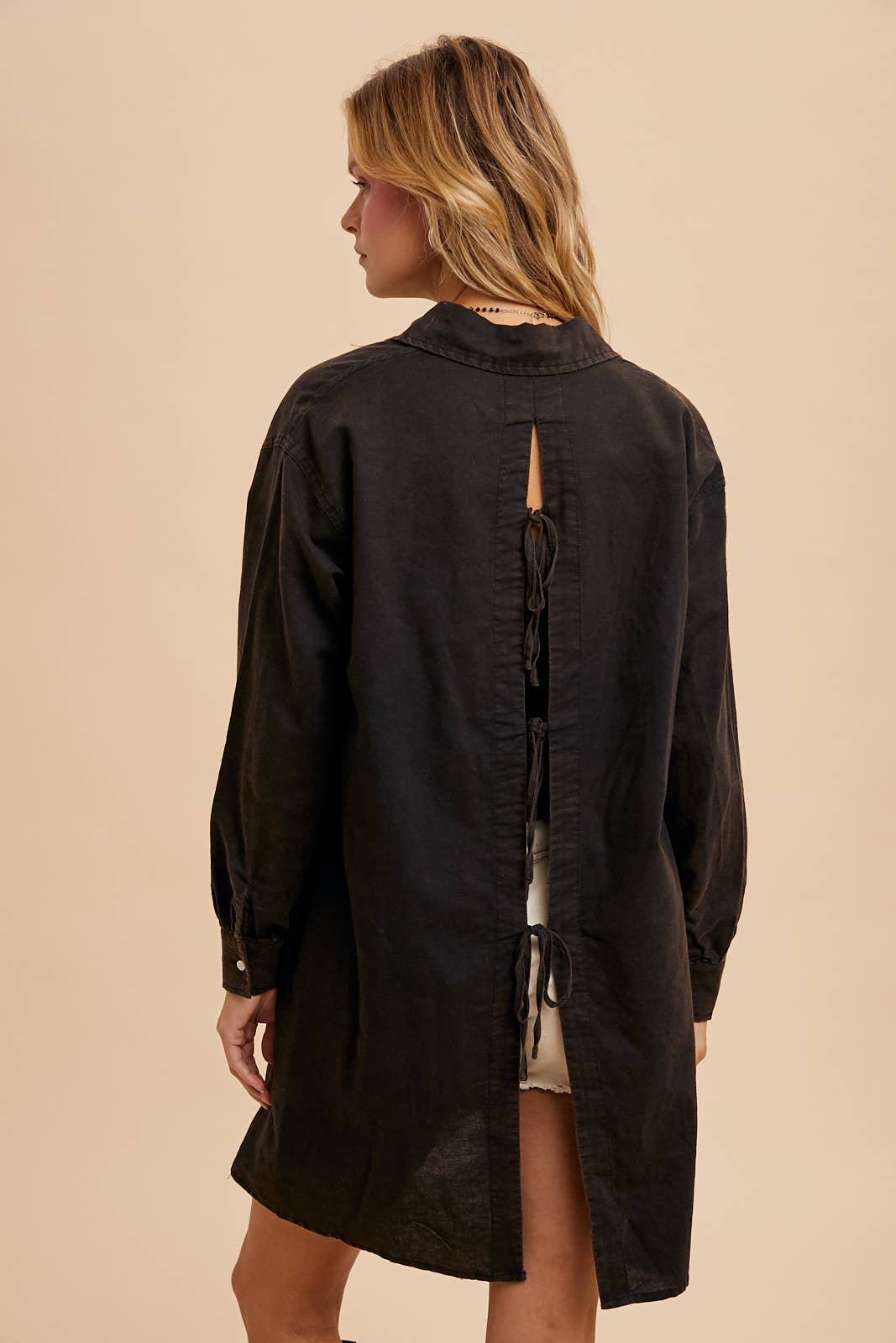 In Loom - LINEN BLEND BUTTON DOWN