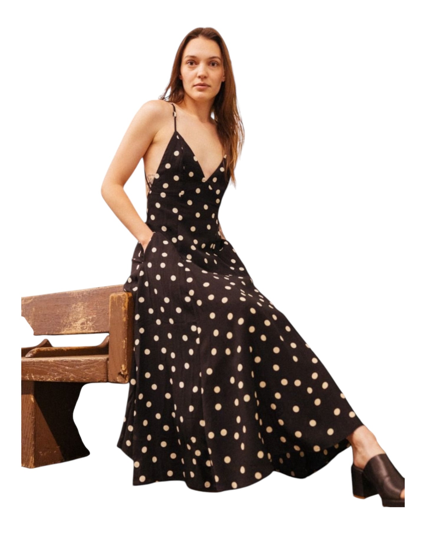 The Daisy Dot Midi Dress