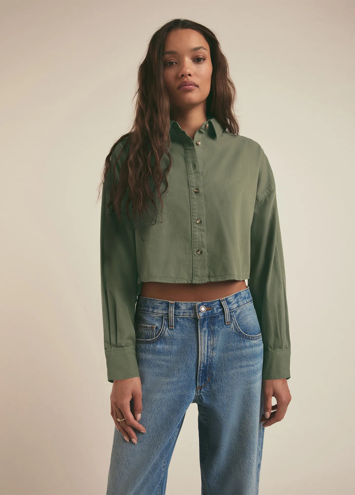 The Crop Ex-Boyfriend Shirt - Favorite Daughter