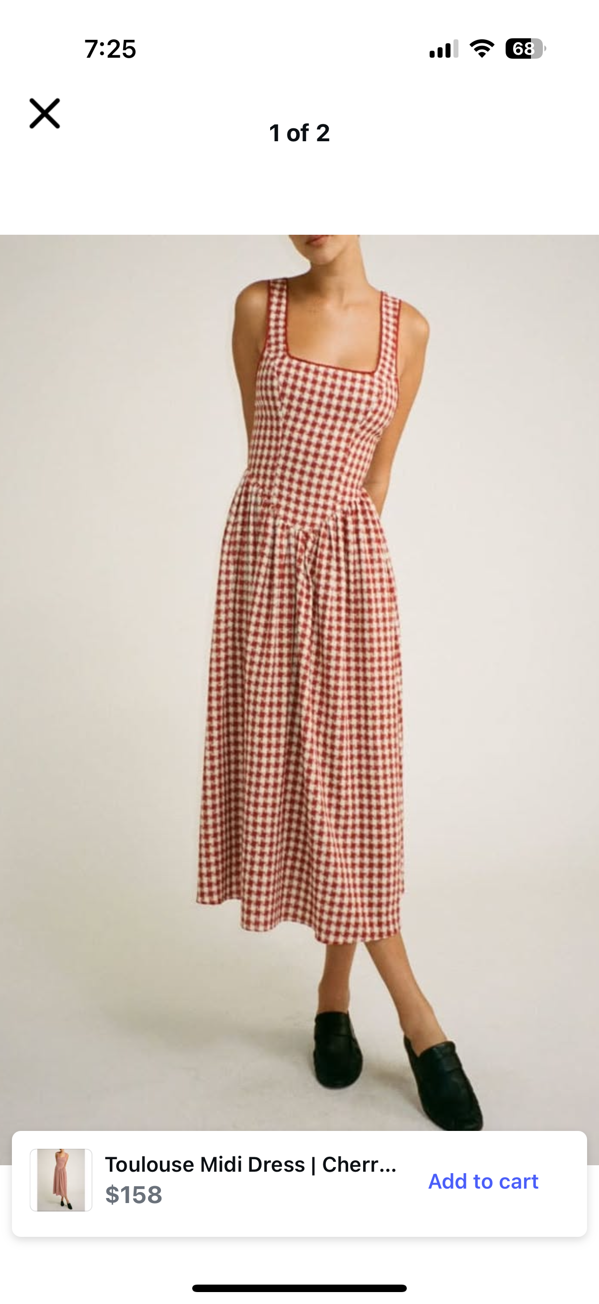 Toulouse Midi Dress - Rumored