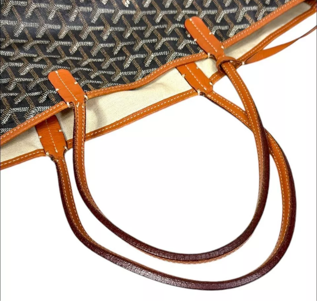 GOYARD Goyardine Saint Louis PM Black & Tan