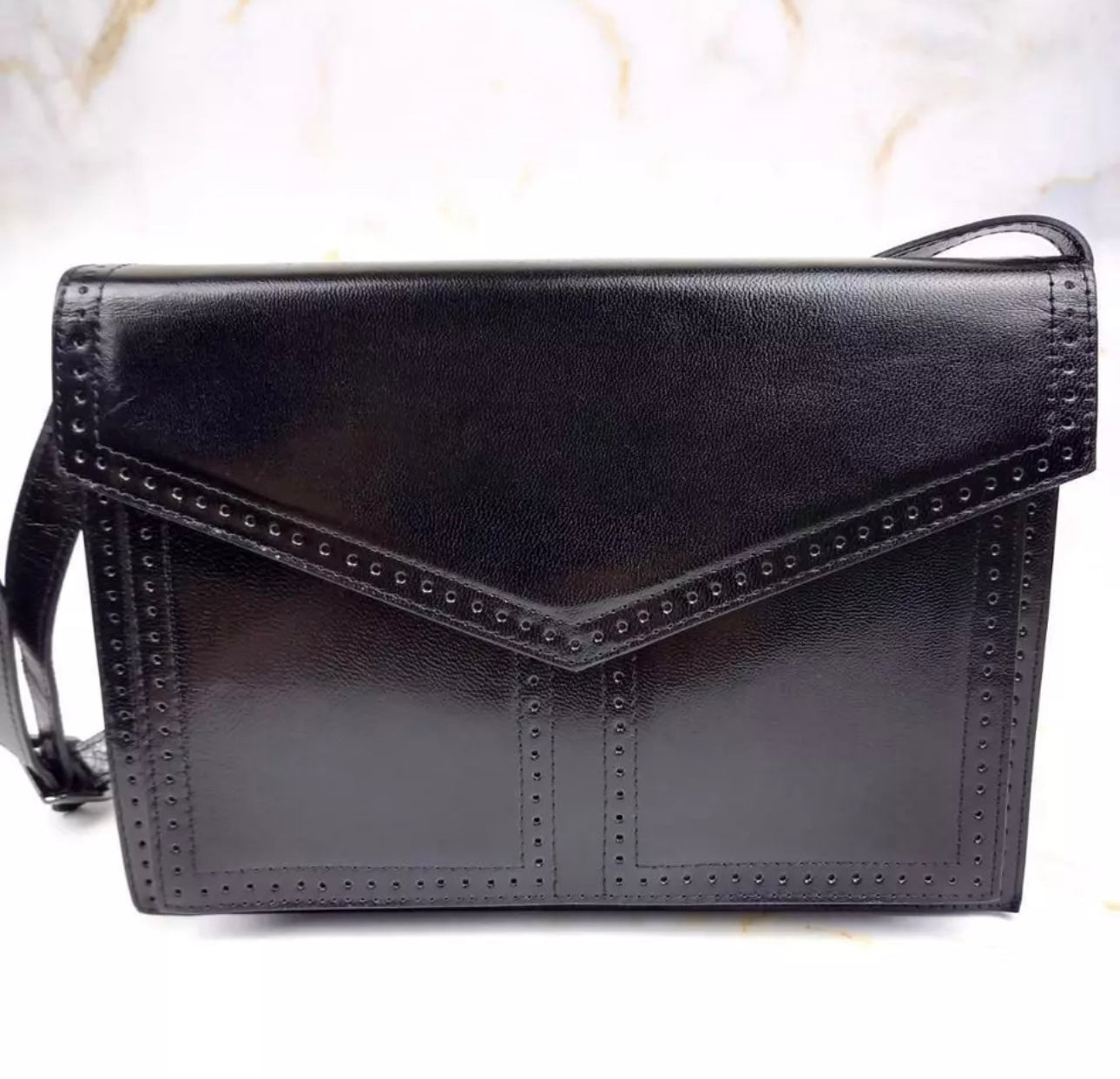 Yves Saint Laurent YSL Black Leather Shoulder Bag