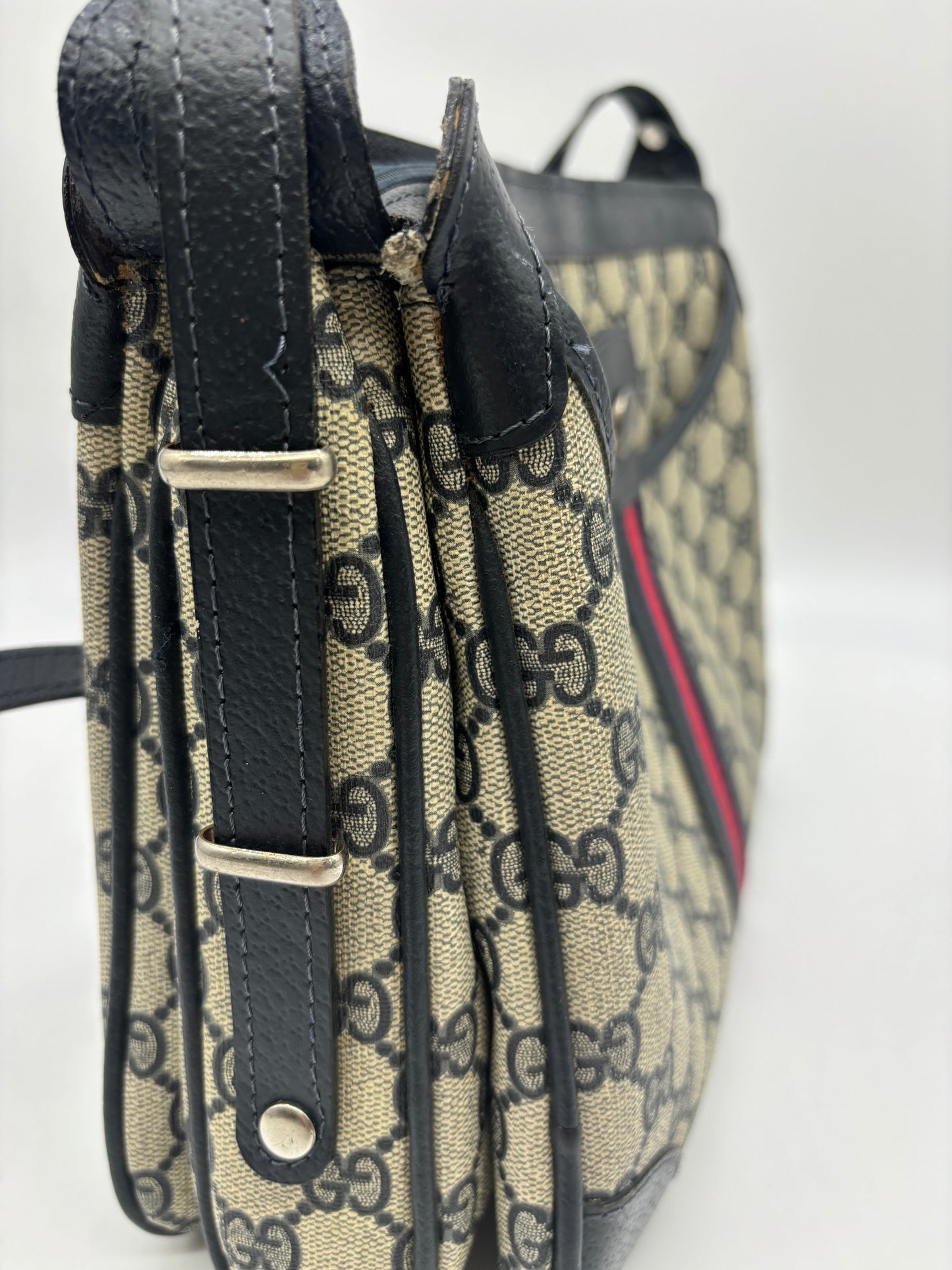 Vintage Gucci GG Supreme Canvas Handbag