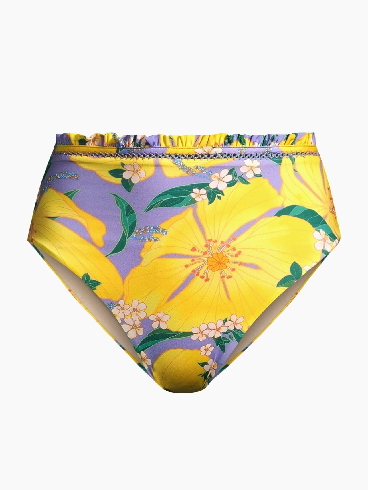 Farm Rio Floral Underwire Bikini Top & High Wasted Bottom