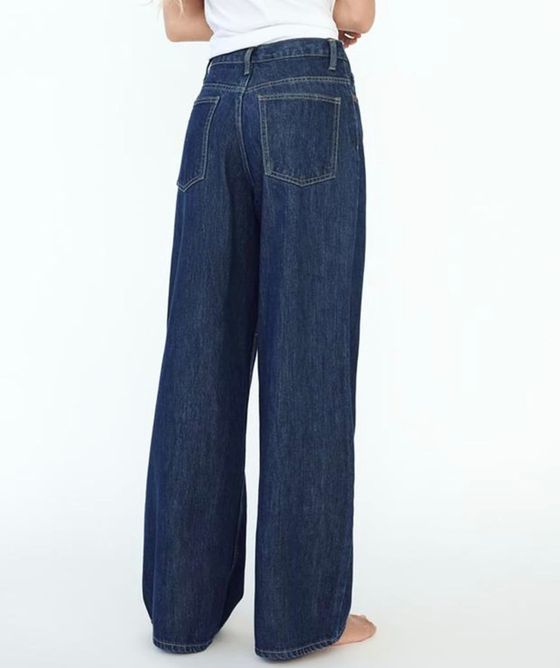 Y2K Wide Baggy Side-Button Jeans