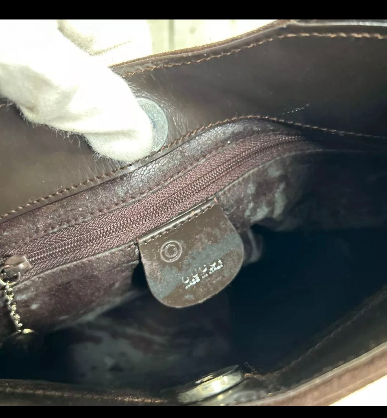 Gucci Tom Ford Era Suede Shoulder Bag