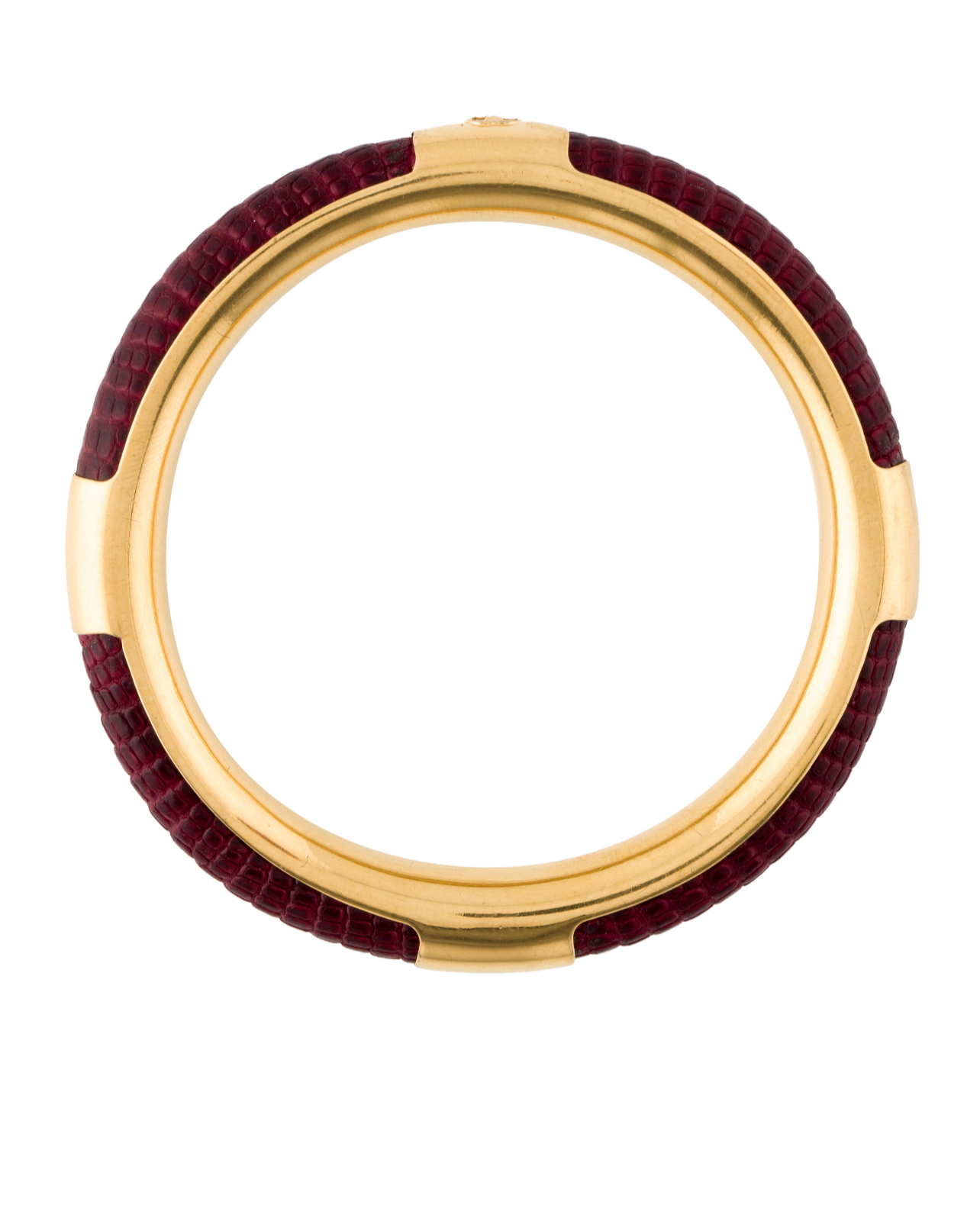 Gucci Vintage Snakeskin Bangle