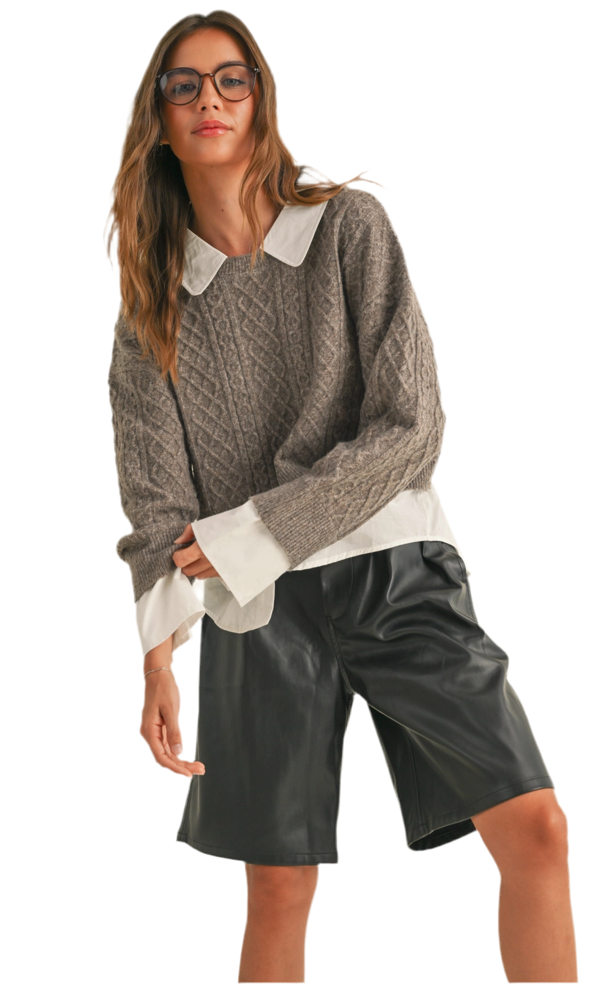 Sweater and Shirt Combo