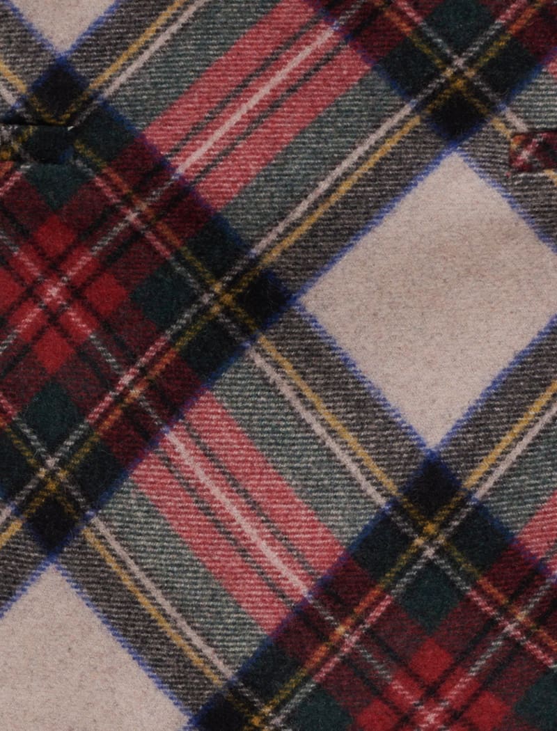 Misletoe Plaid Micro Skort - Rumored