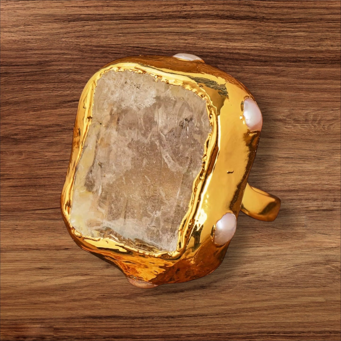 Celeste Crystal Cocktail Ring
