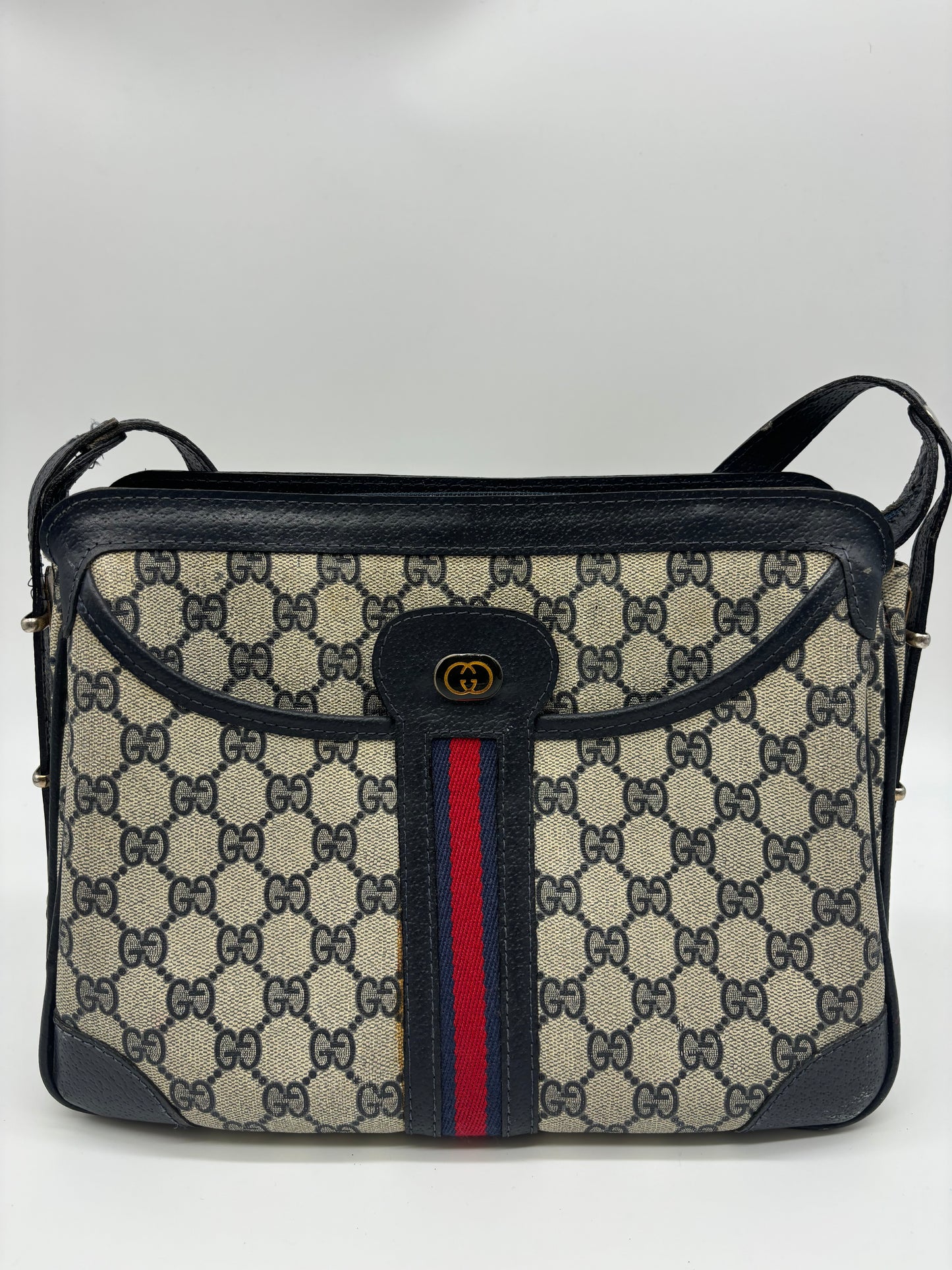 Vintage Gucci GG Supreme Canvas Handbag