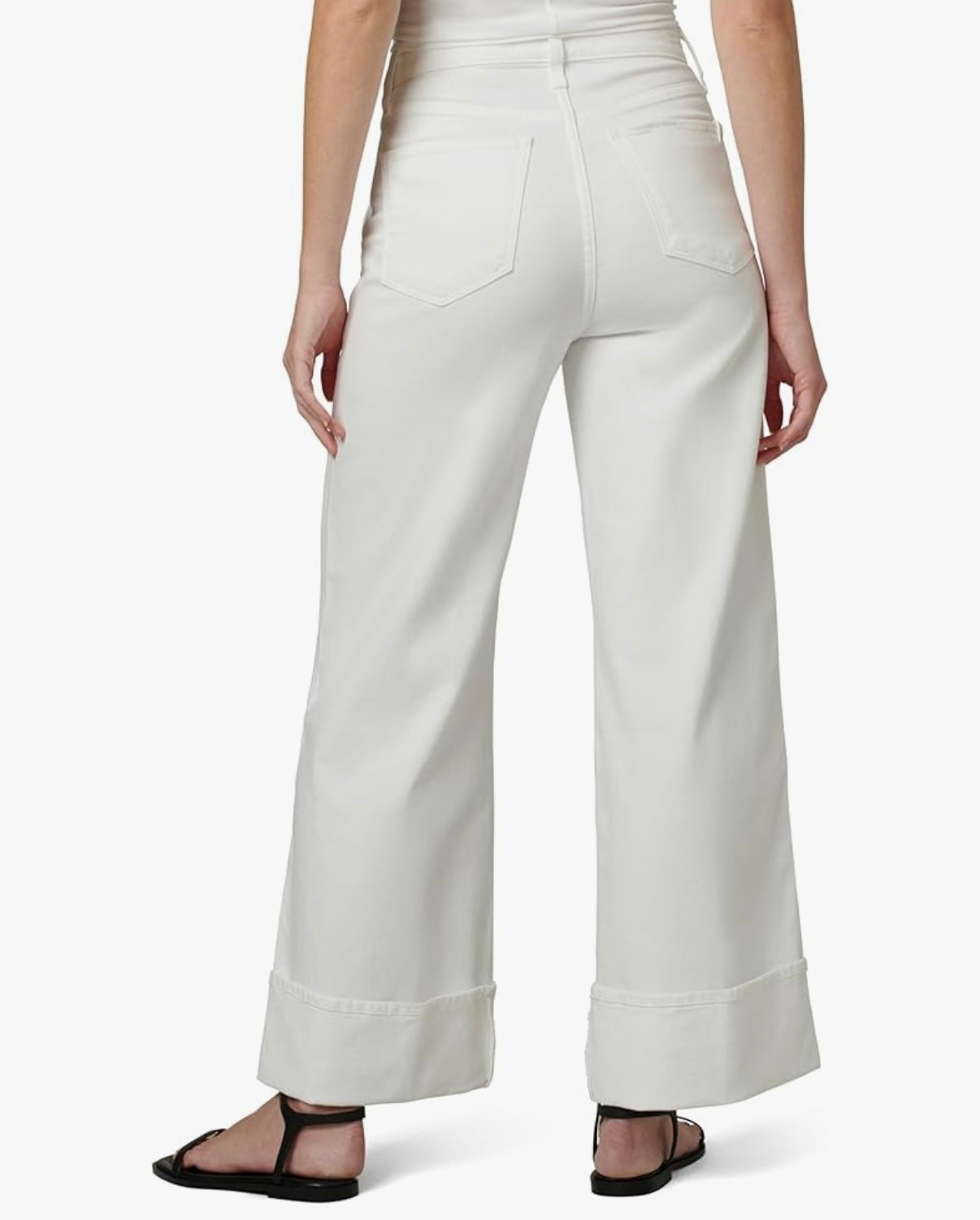 The Trixie High-Rise Wide Leg Optic White Denim Trouser - Joe’s