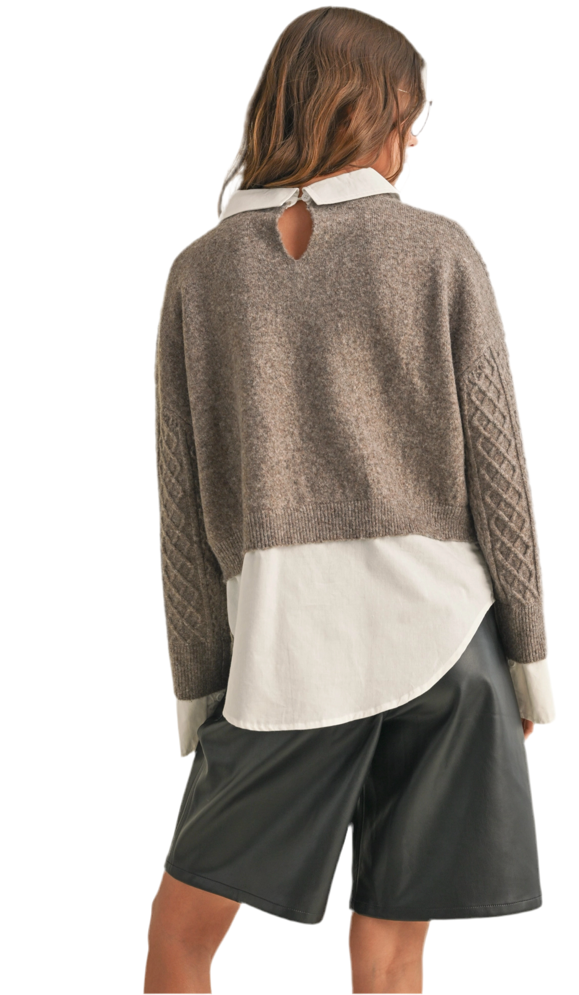 Sweater and Shirt Combo