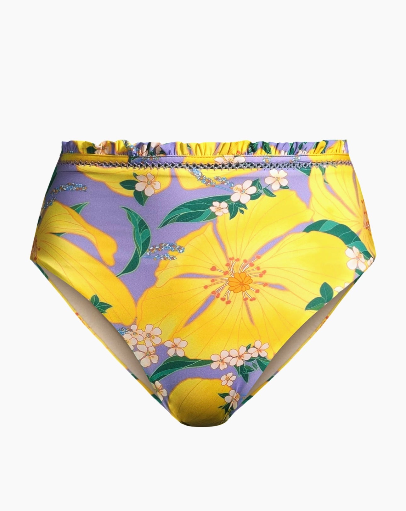 Farm Rio Floral Underwire Bikini Top & High Wasted Bottom