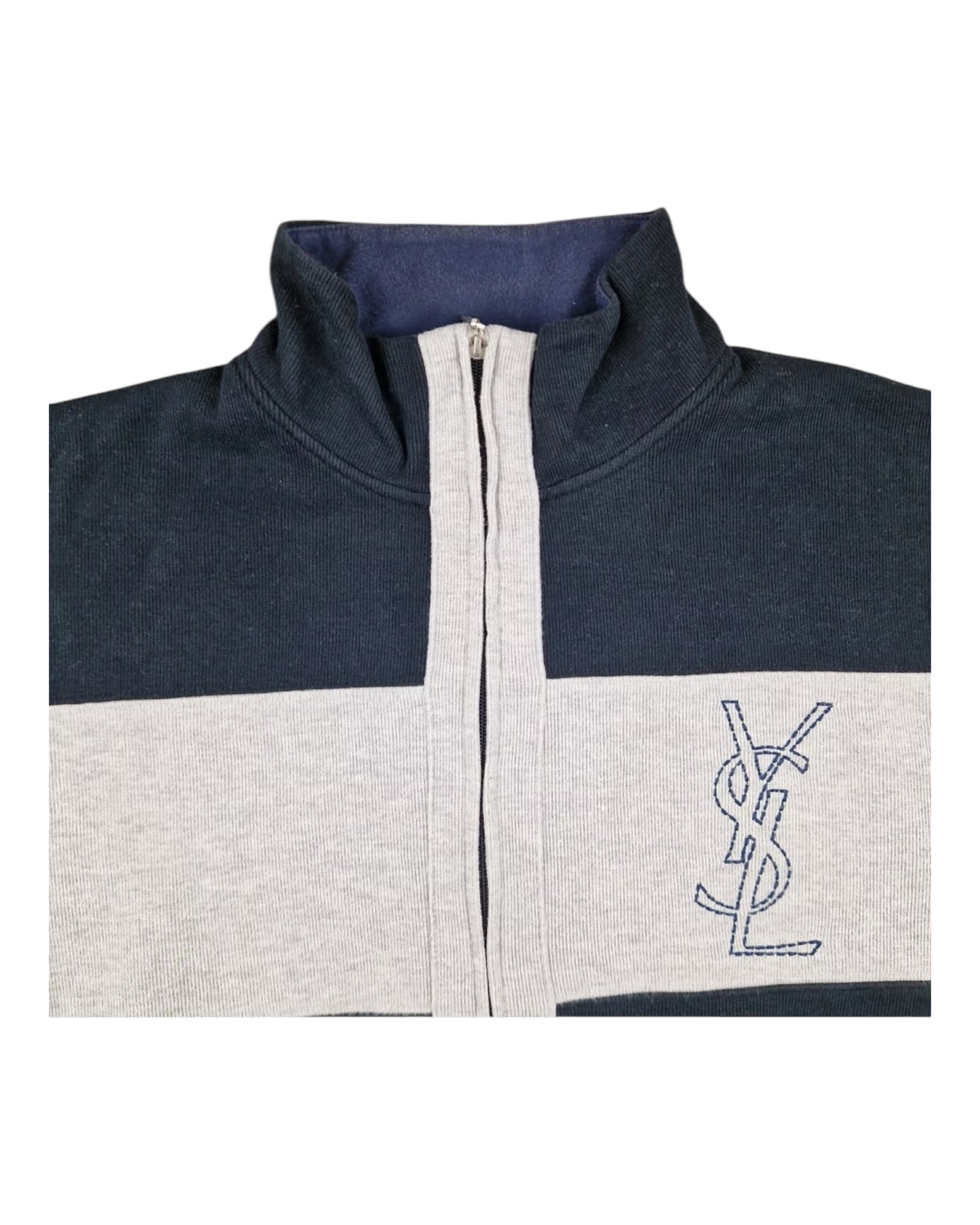 Yves Saint Laurent
Striped Turtleneck Cardigan