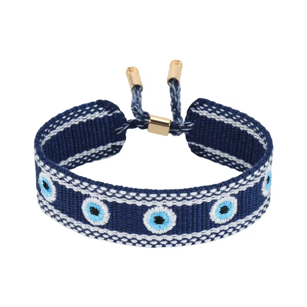 Woven Heart Charm Bracelet
