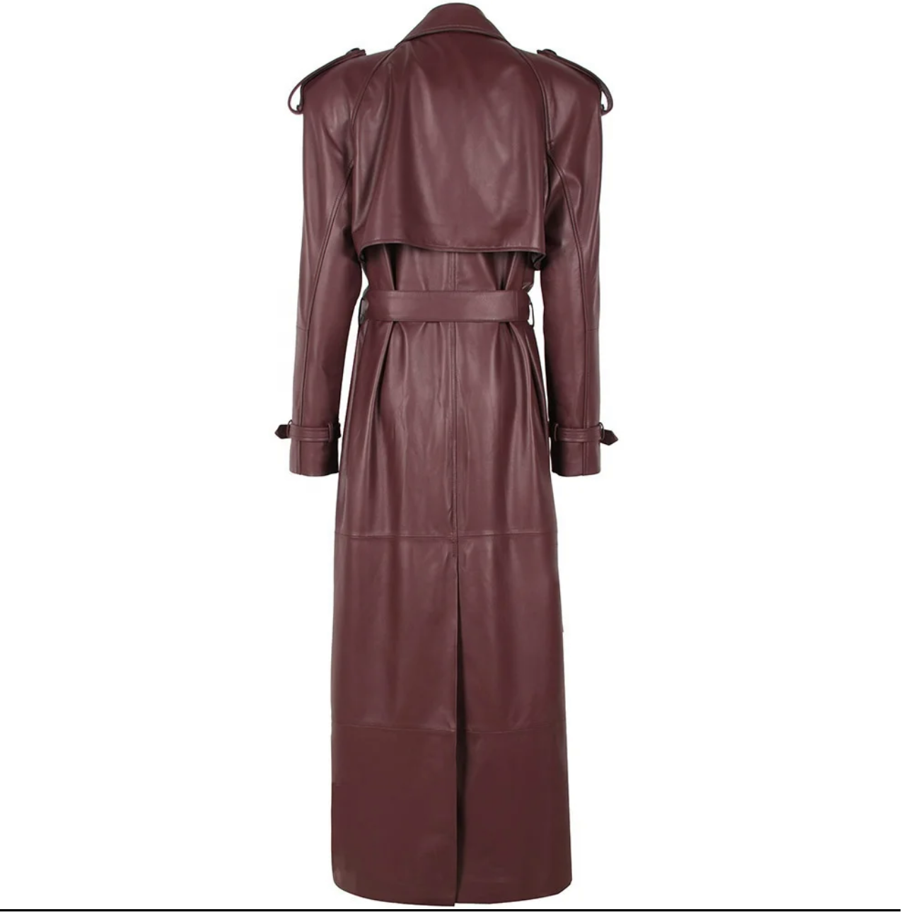 Lamb Skin Leather Trench