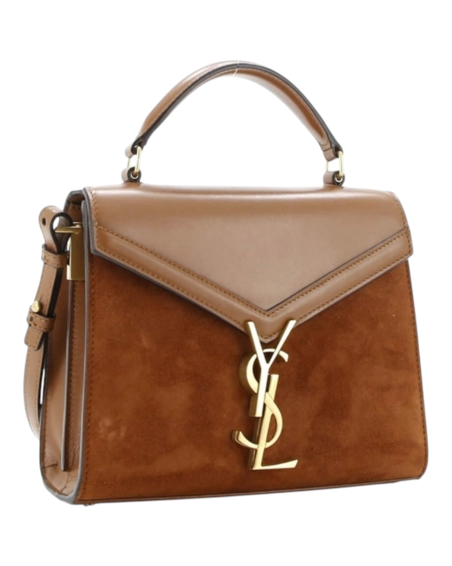 Saint Laurent Cassandra Mini YSL Top-Handle Crossbody Bag