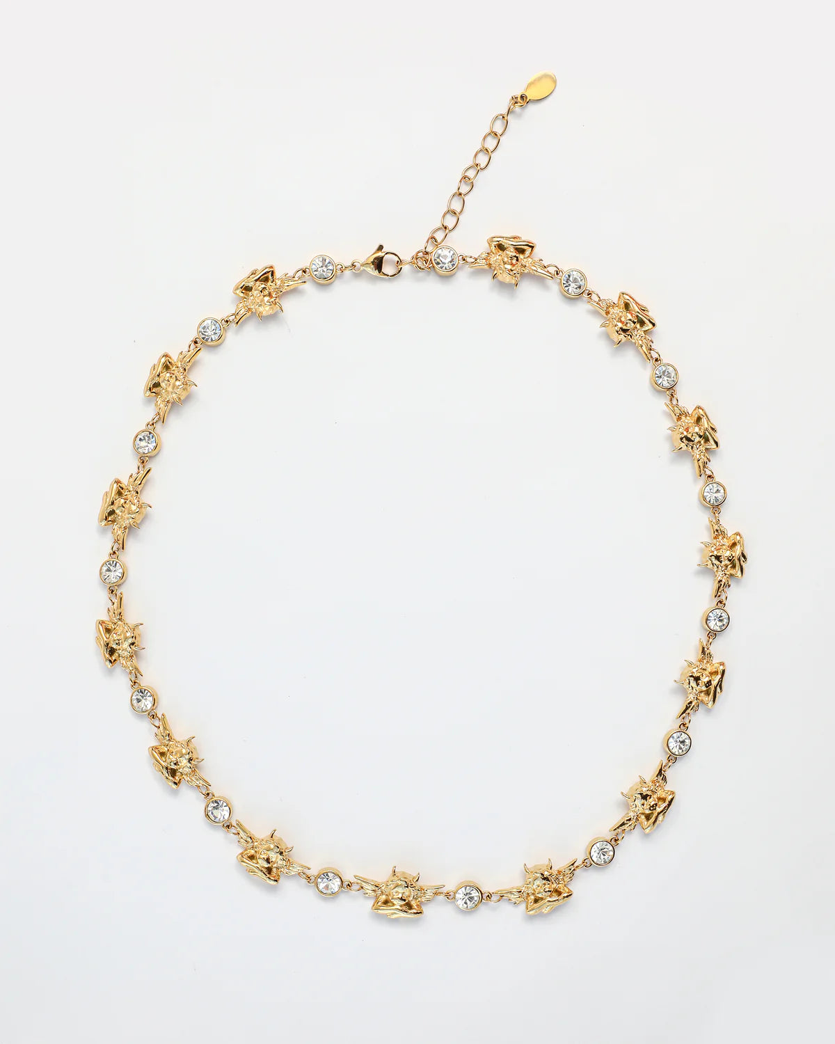 Crystal Clear Silver Necklace - Boys Lie
